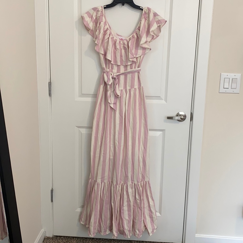 Buddy love striped maxi dress